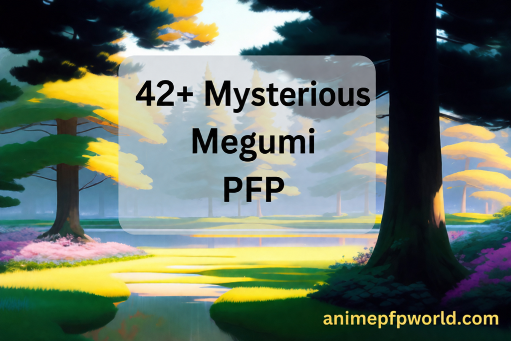 Megumi Fushiguro anime pfp