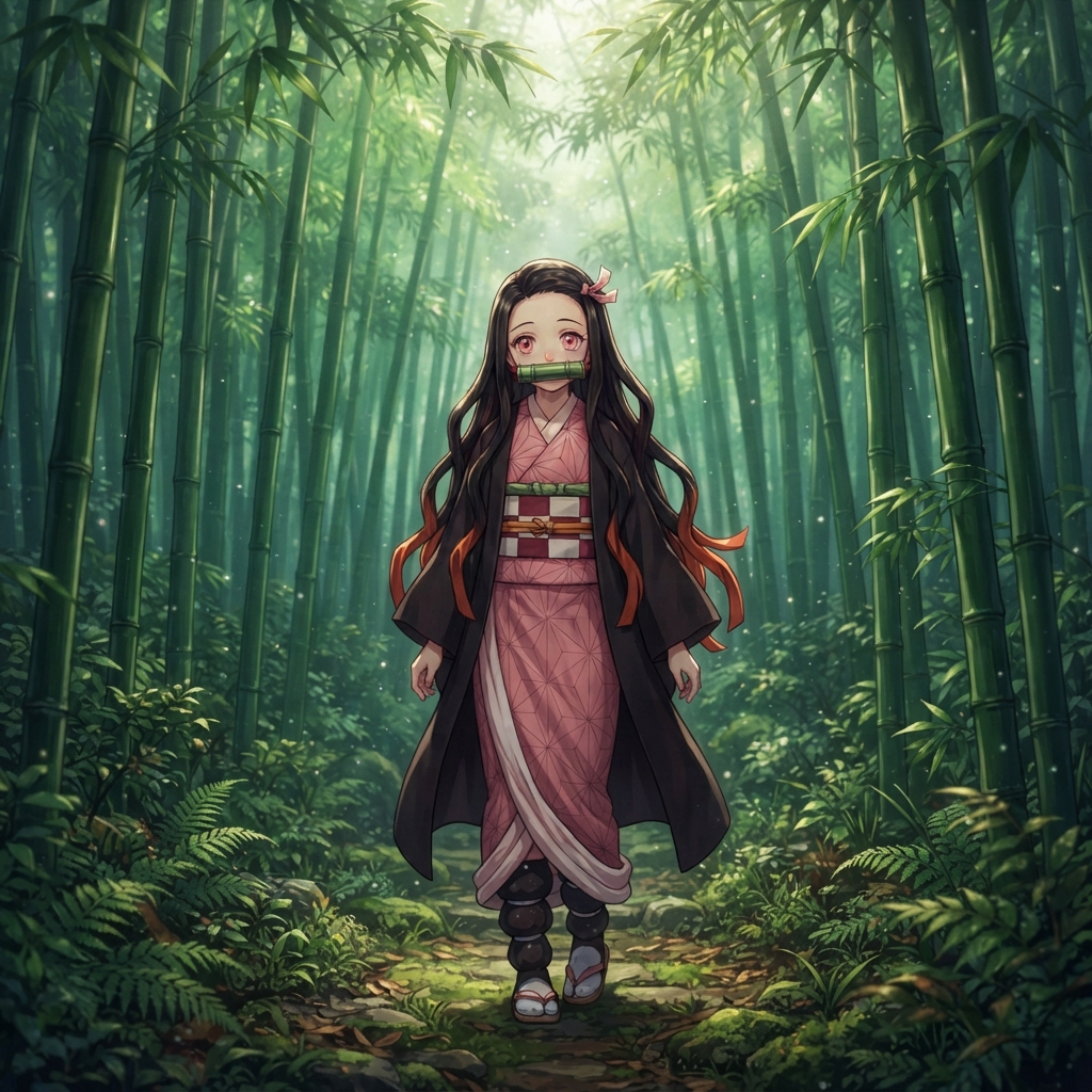 Nezuko PFP Background