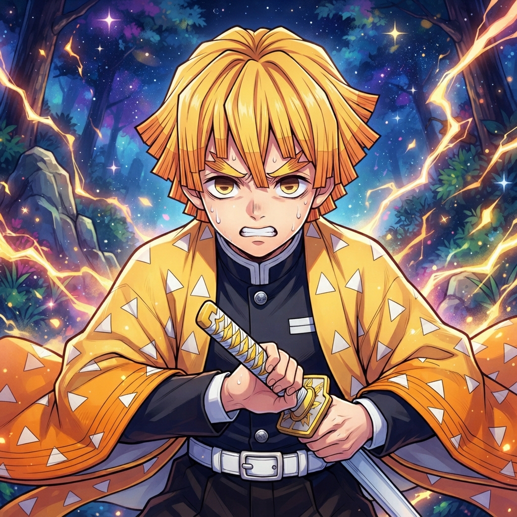 Zenitsu PFP Anime Style