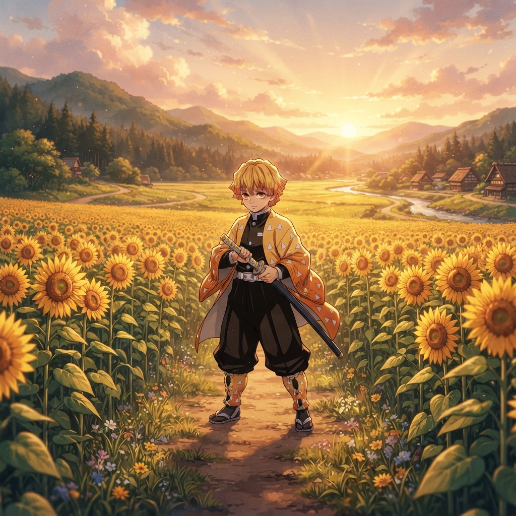 Zenitsu PFP Background