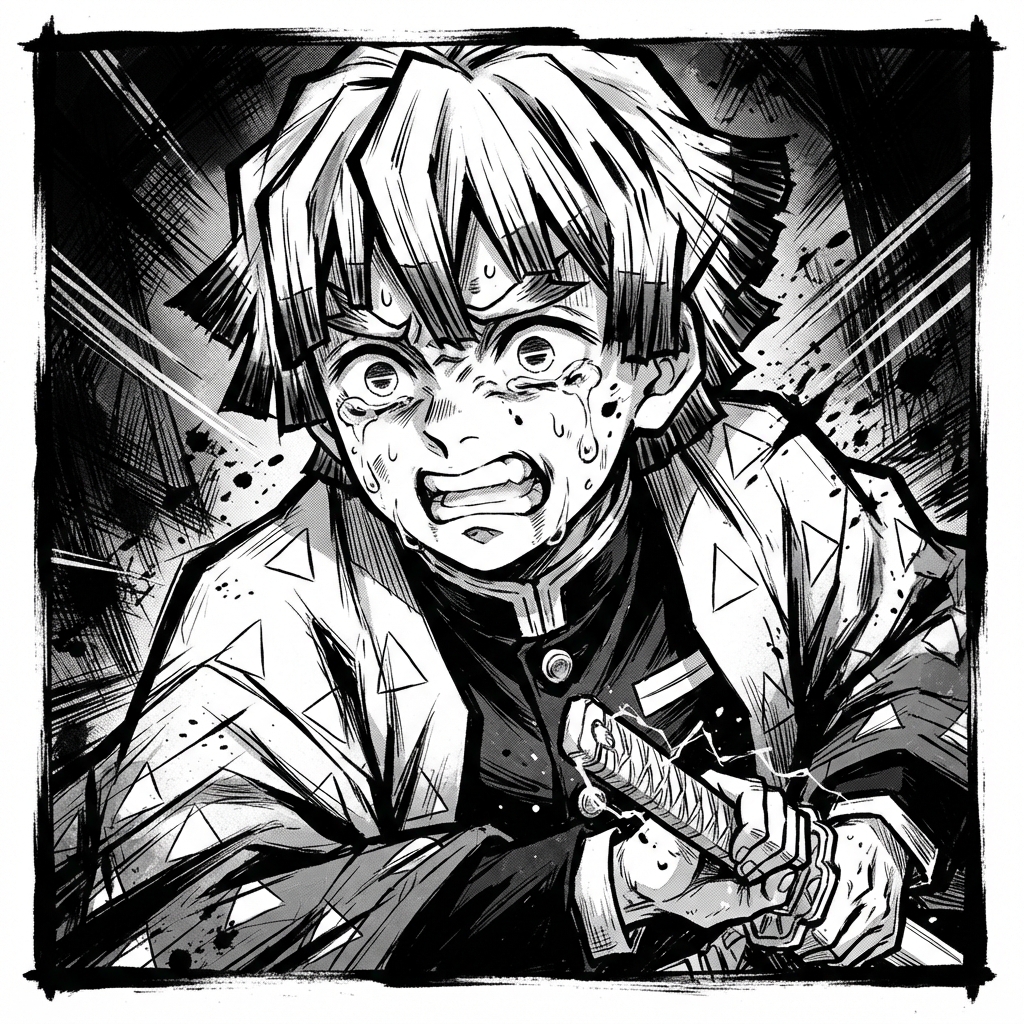 Zenitsu PFP Manga Style