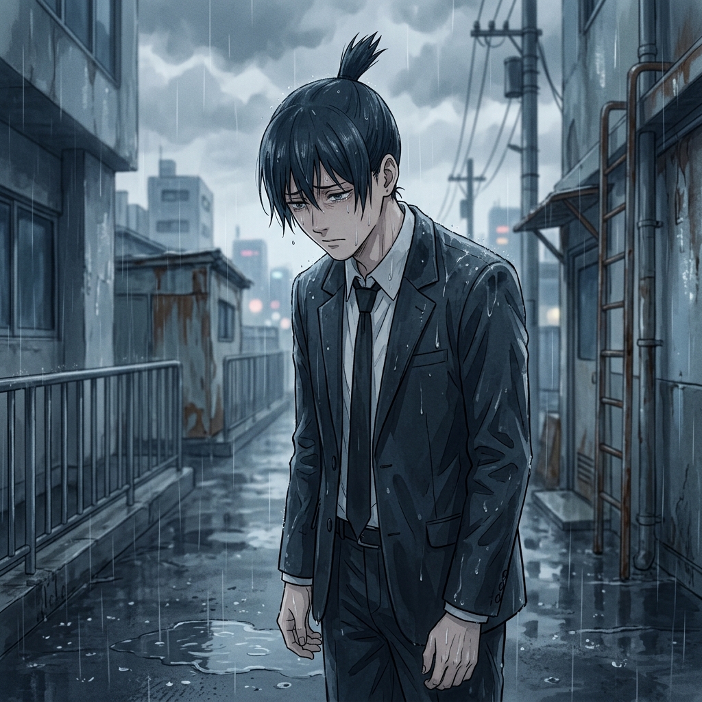 Aki PFP Sad