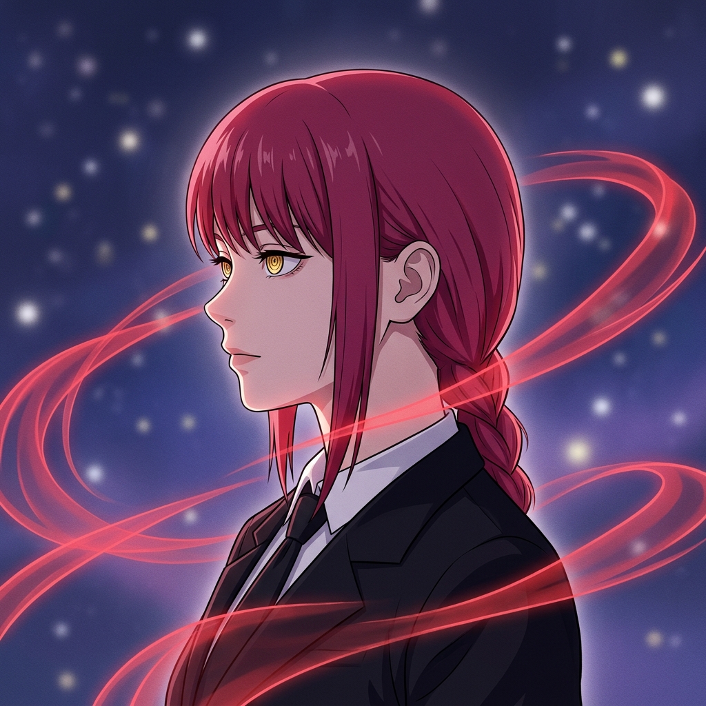 Makima PFP Red