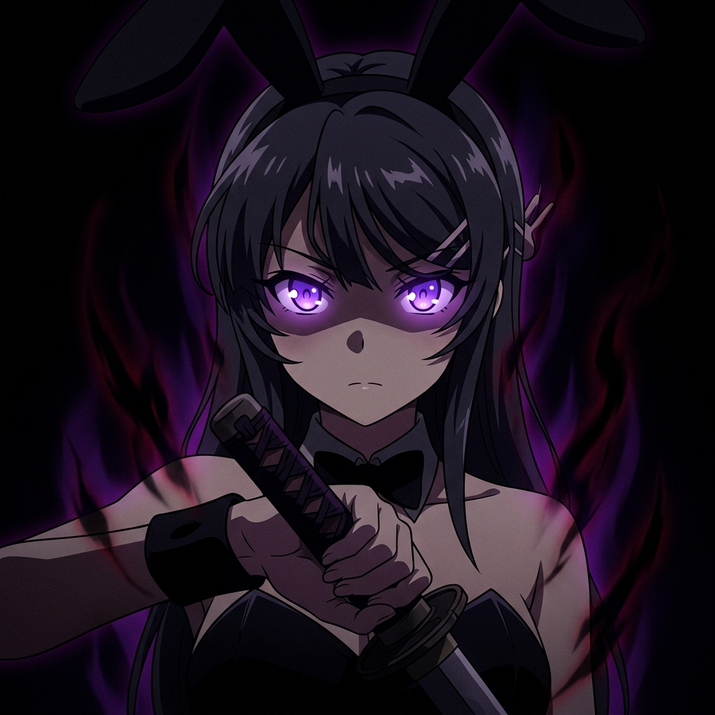 Dark Mai Sakurajima Pfp