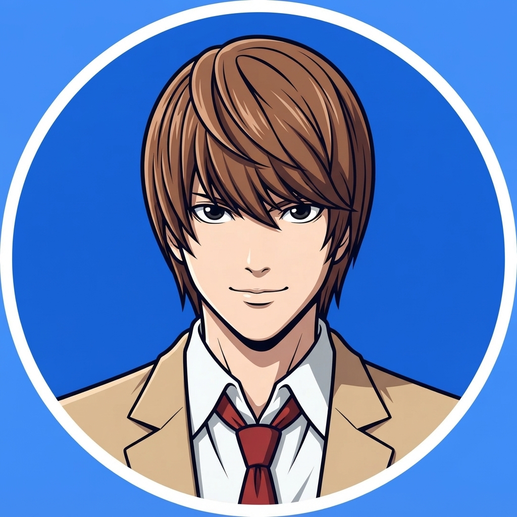 Light Yagami PFP for WhatsApp