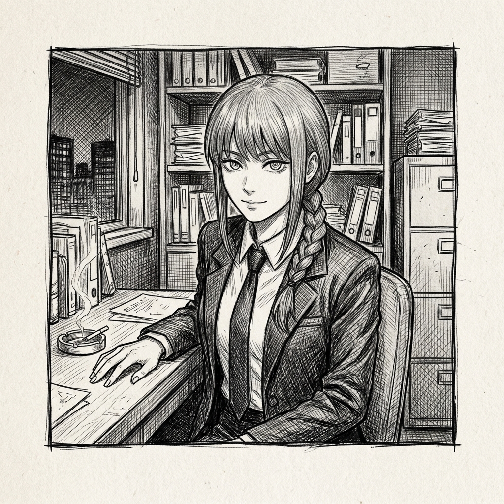Makima PFP Manga