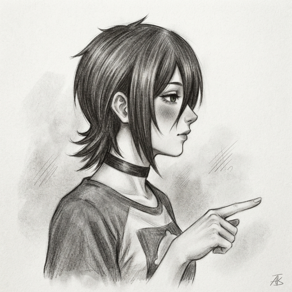 Reze PFP Black and White