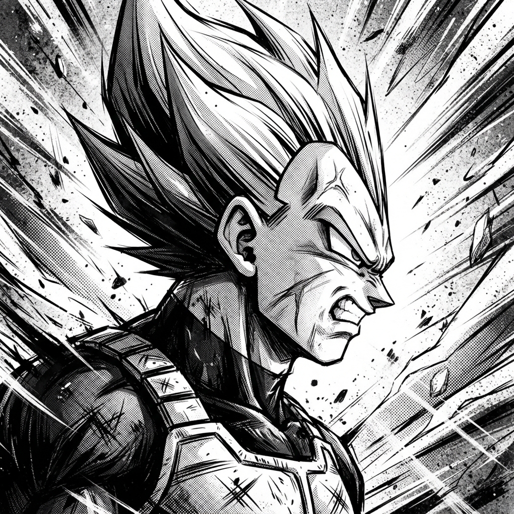 Vegeta Manga PFP