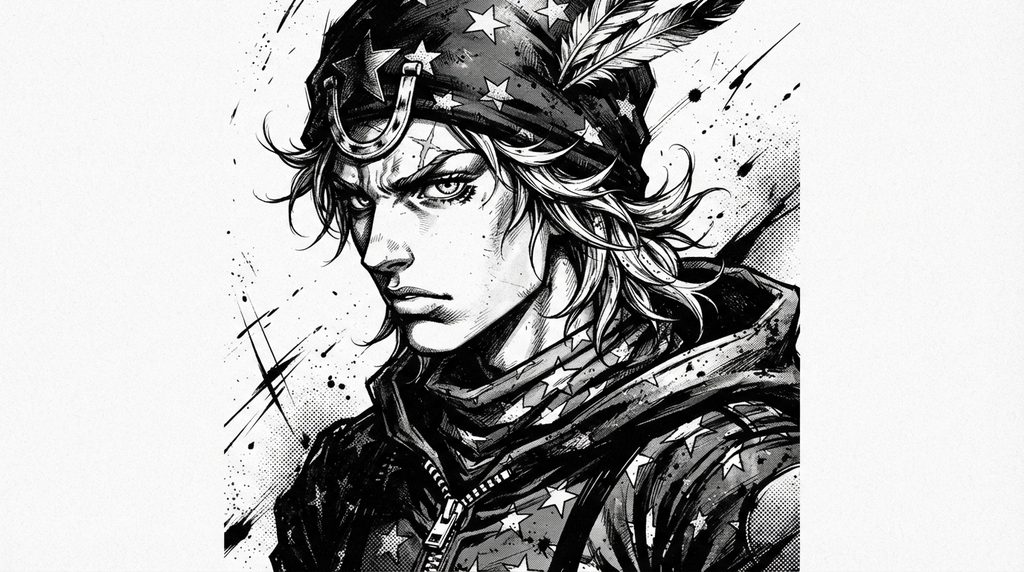 Johnny Joestar PFP Black And White