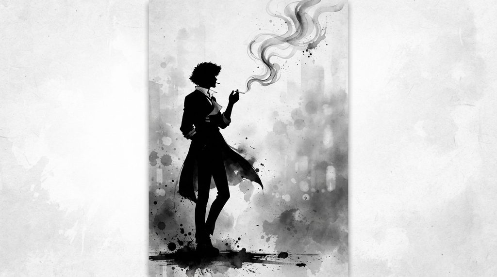 Spike Spiegel PFP Black And White