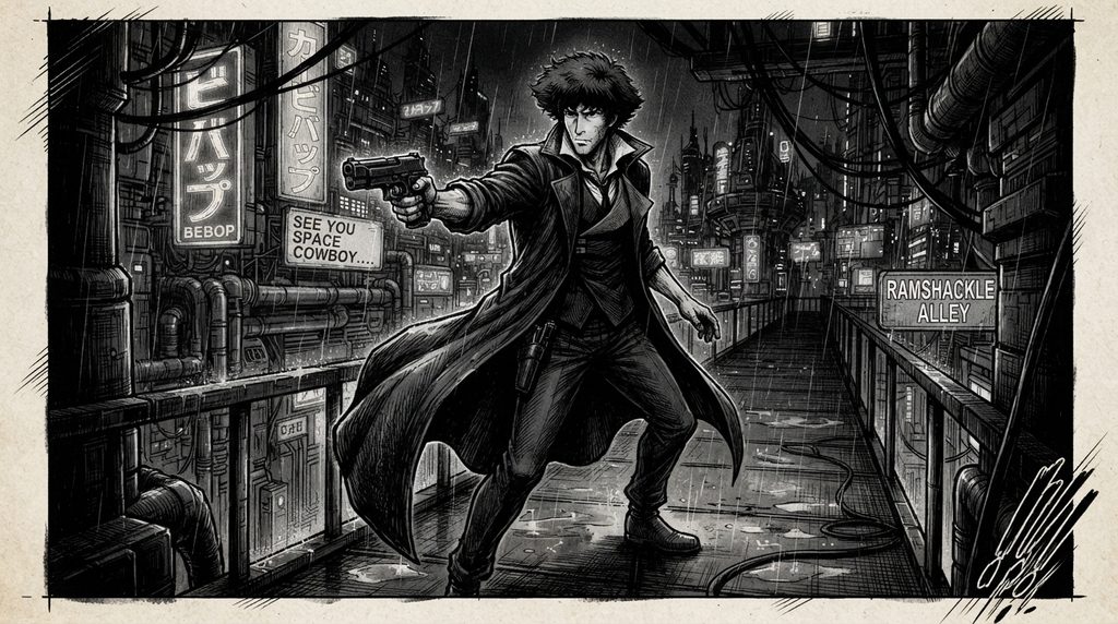 Spike Spiegel PFP Manga