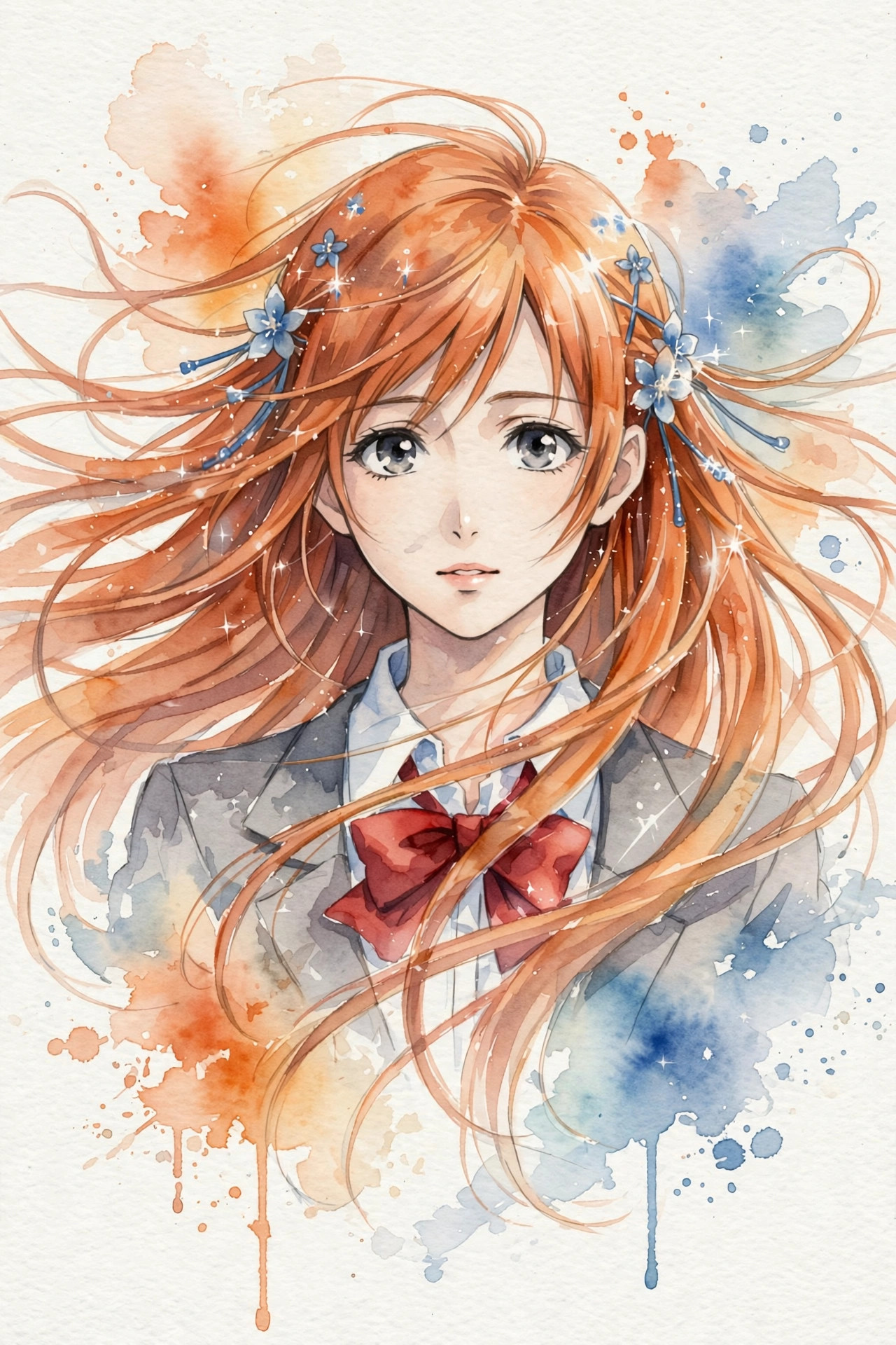 Orihime PFP Hairpins