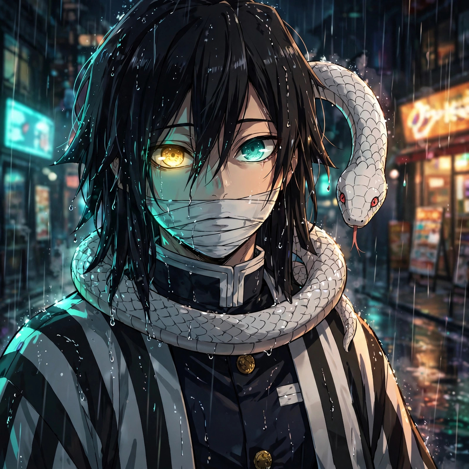 Obanai Heterochromia Eyes PFP