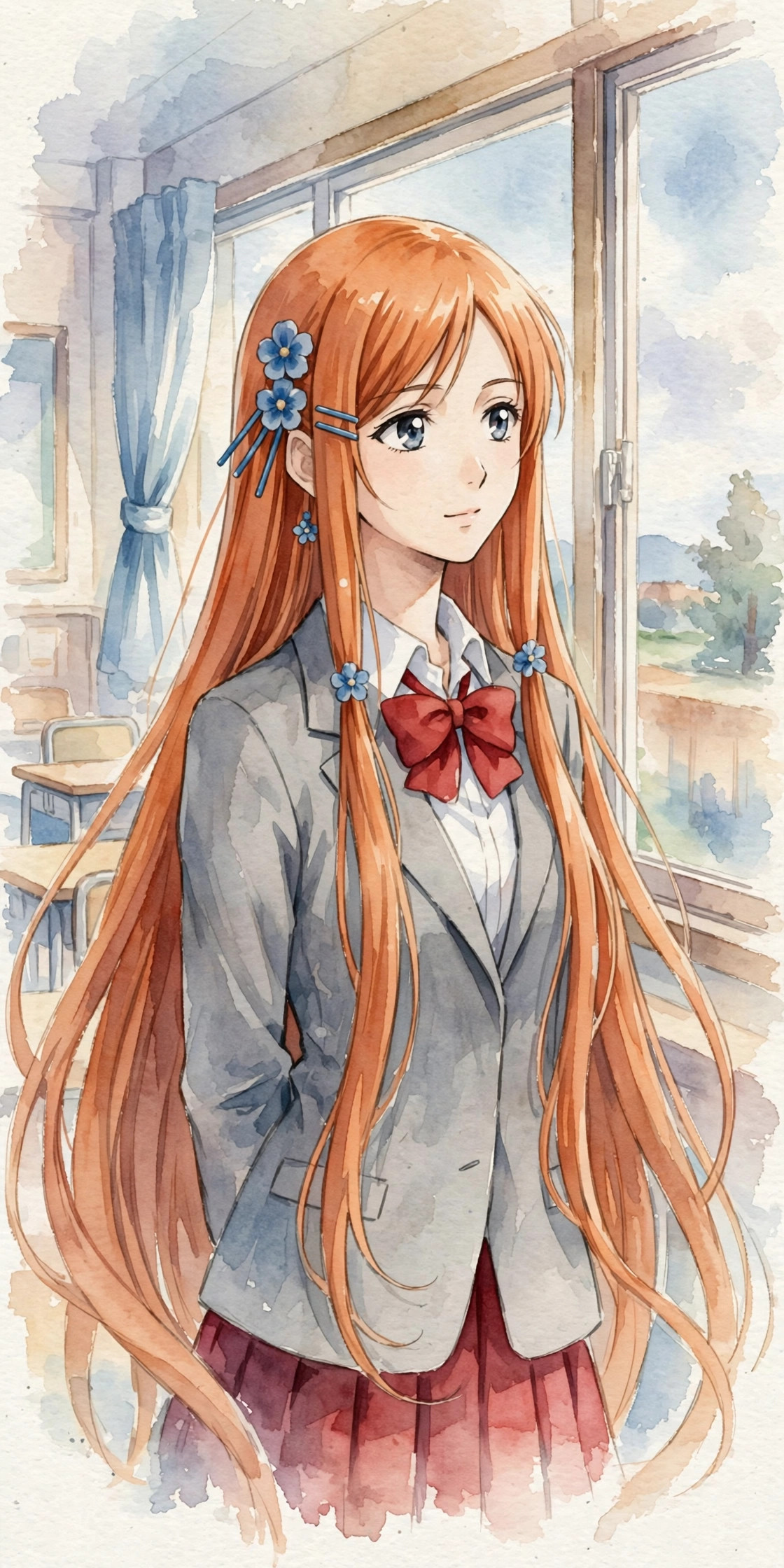 Orihime PFP School Uniform