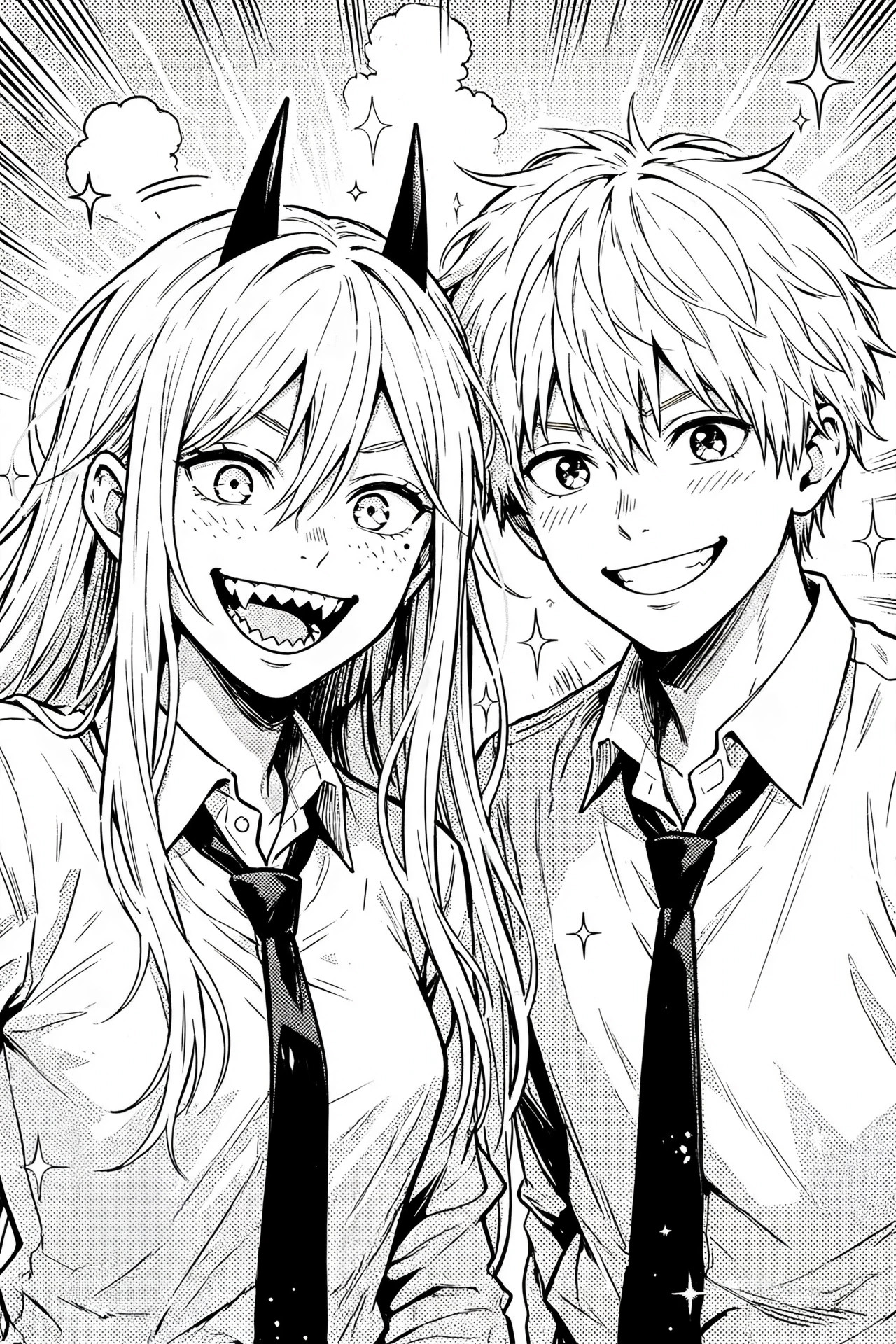 Power and Denji PFP