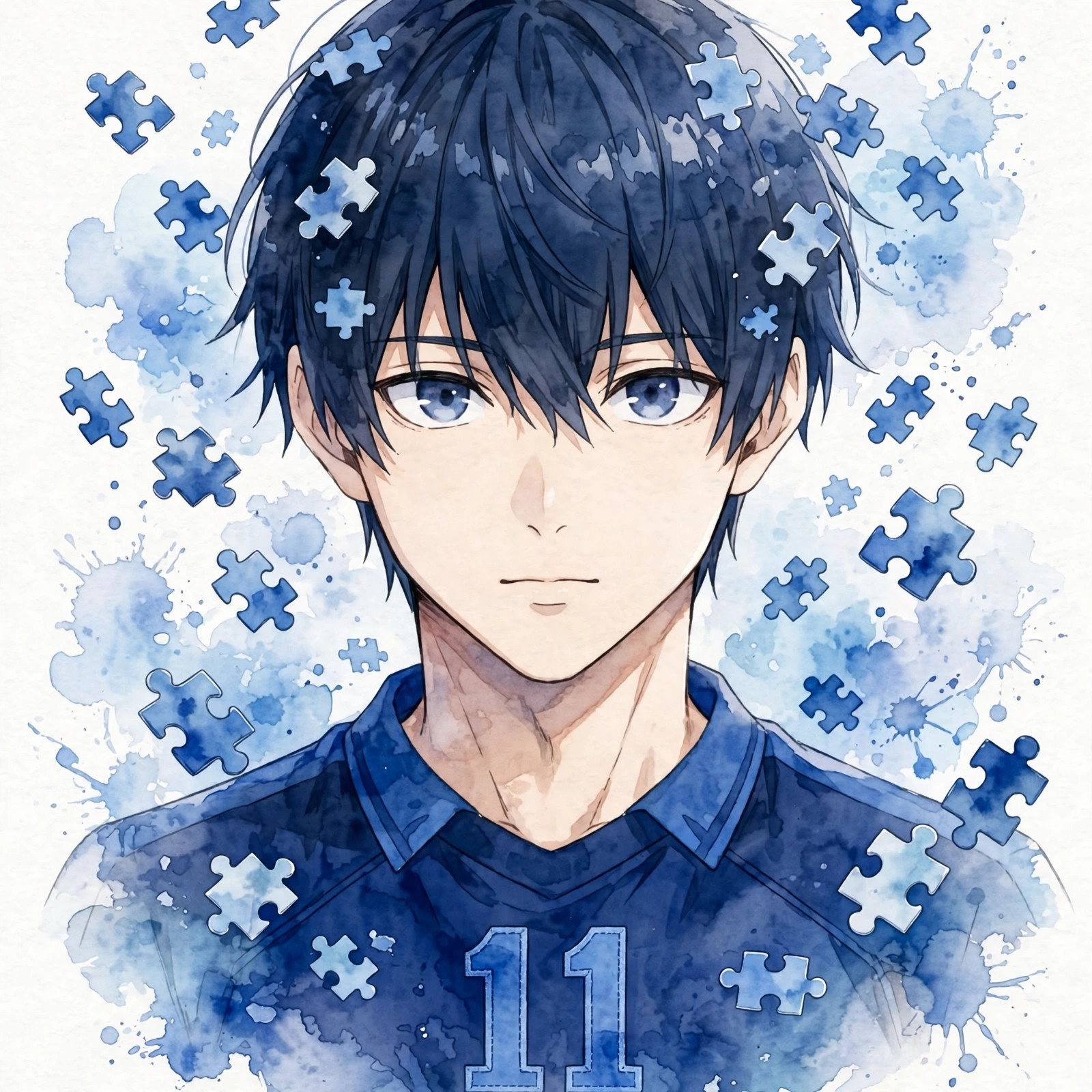 Isagi PFP Puzzle Piece