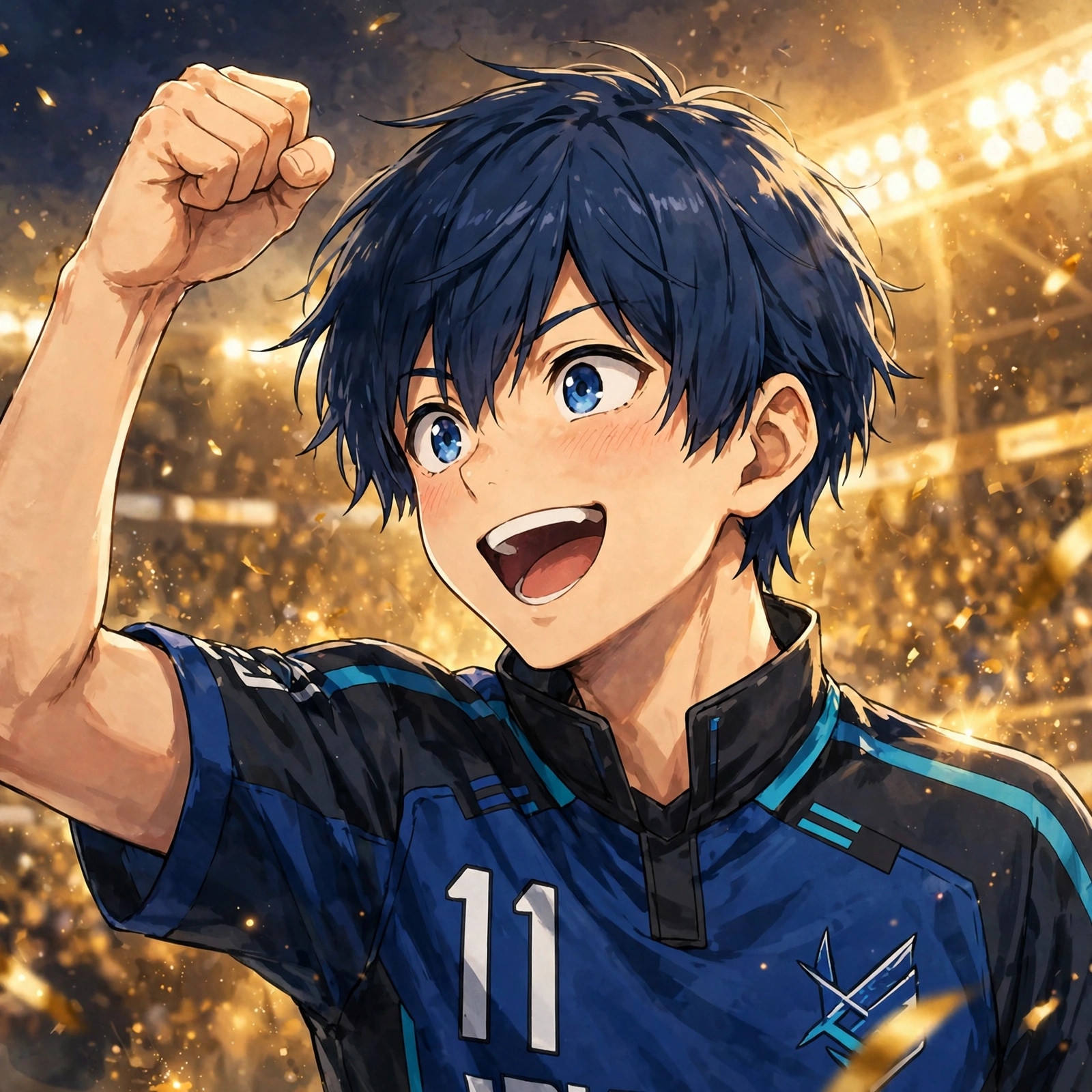 Isagi PFP Goal Celebration