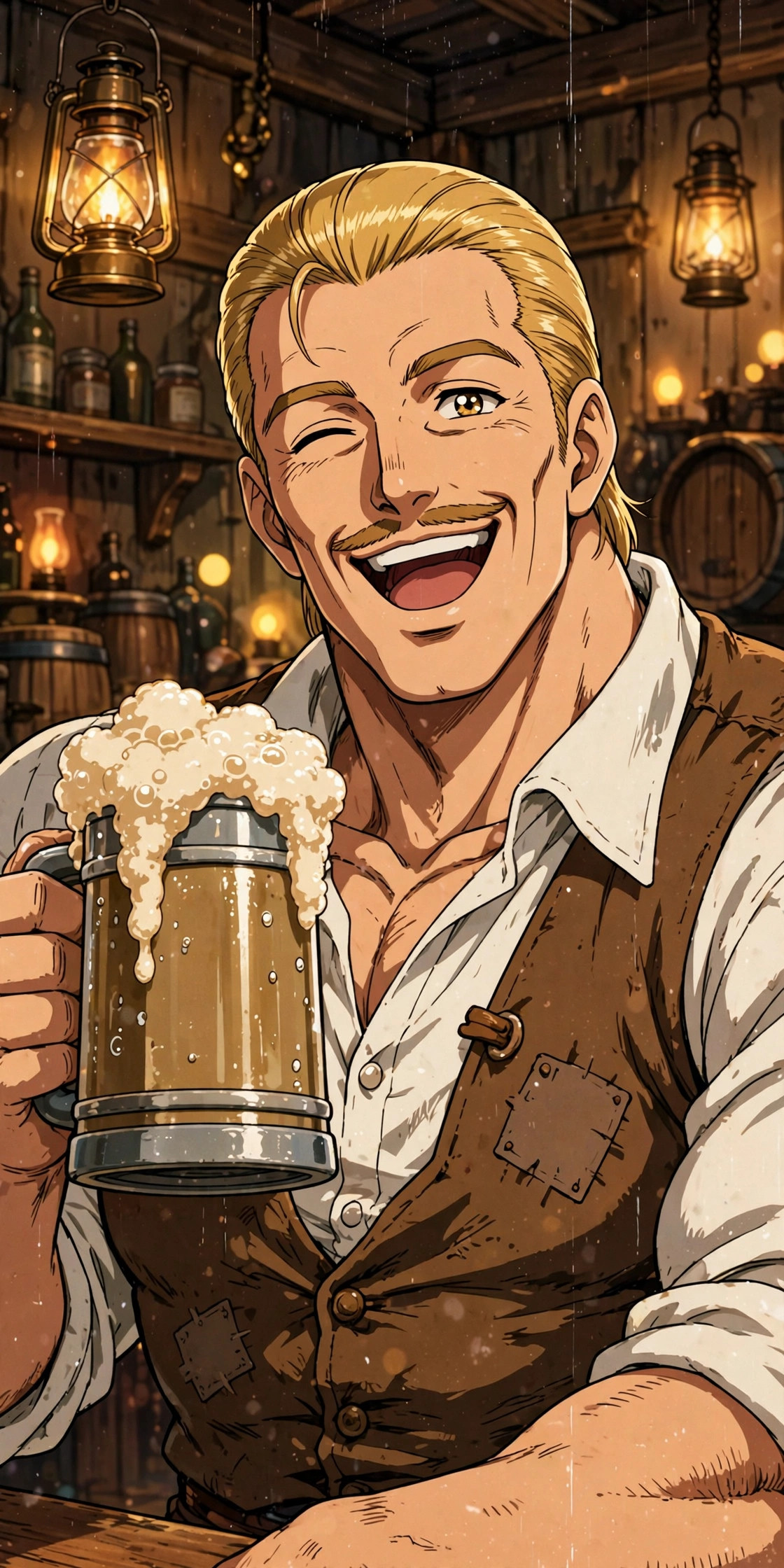 Escanor PFP Mustache