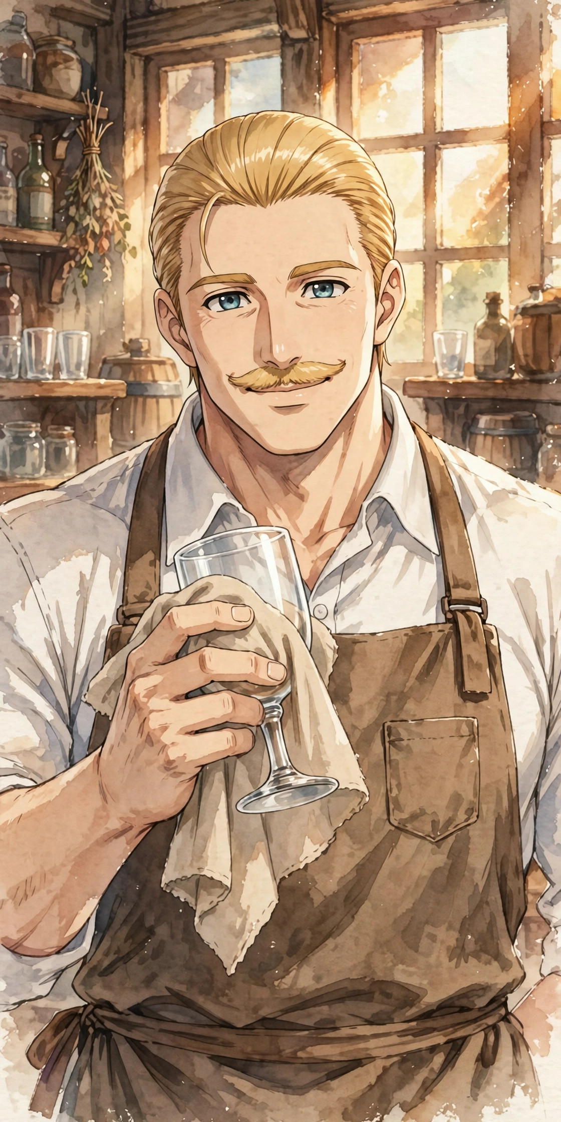 Escanor PFP Mustache