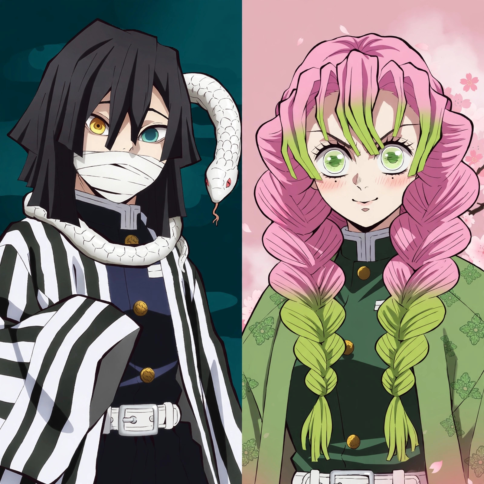 Obanai and Mitsuri Matching PFP