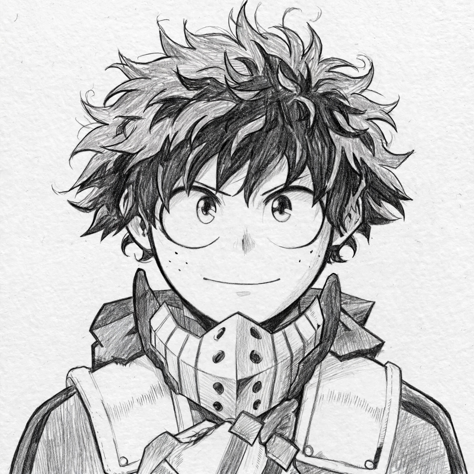 Deku PFP Black And White