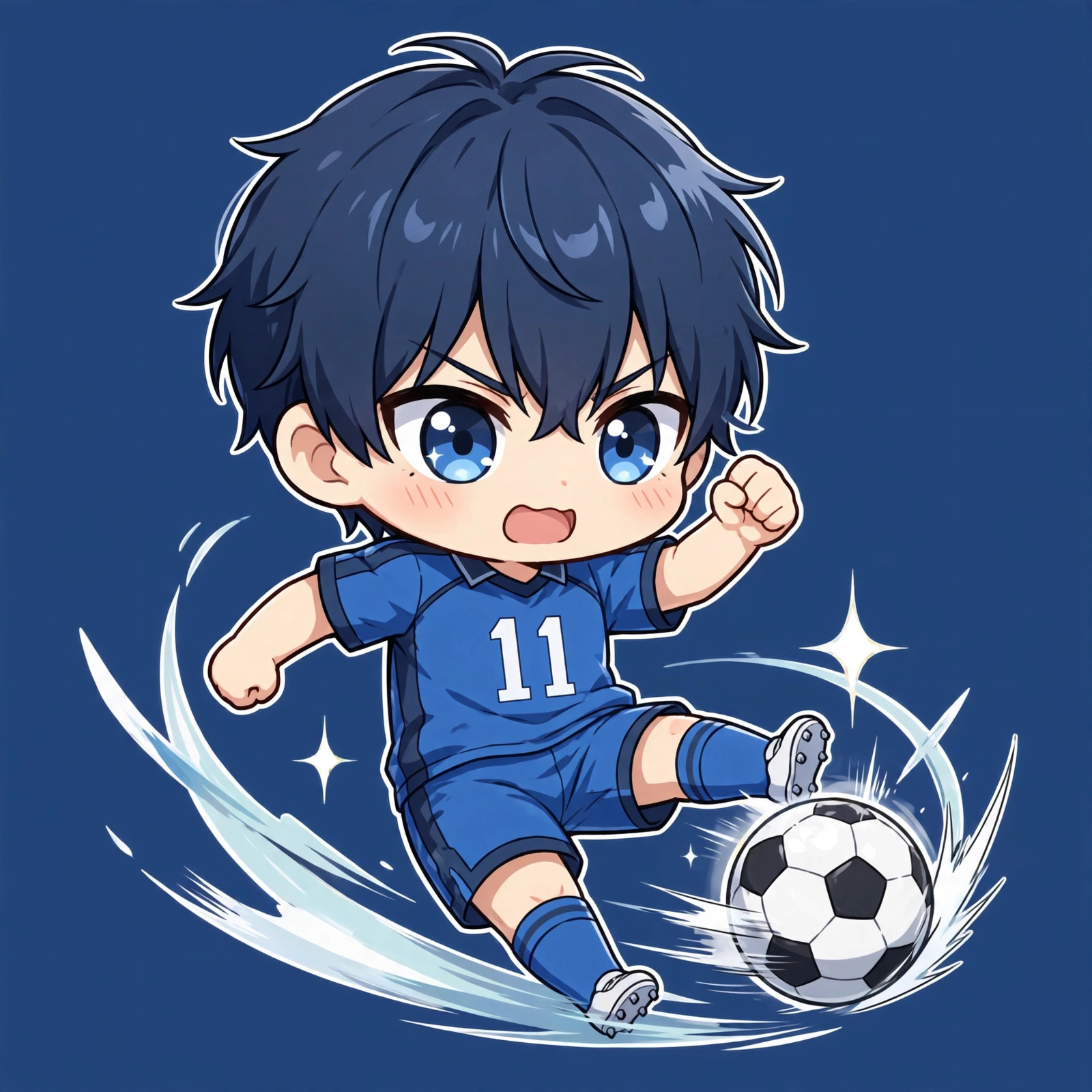 Isagi PFP Chibi
