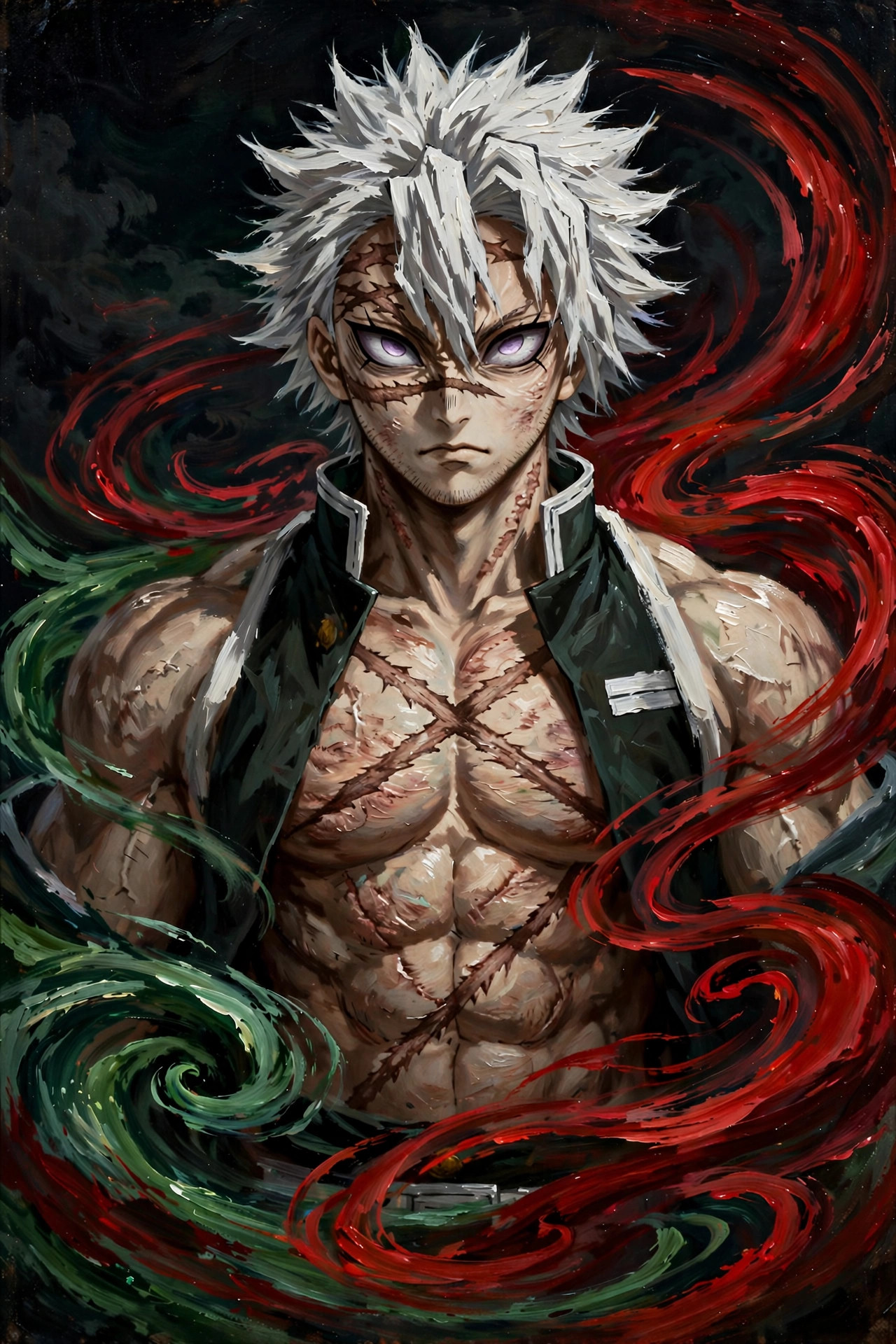 Sanemi Marechi Blood PFP