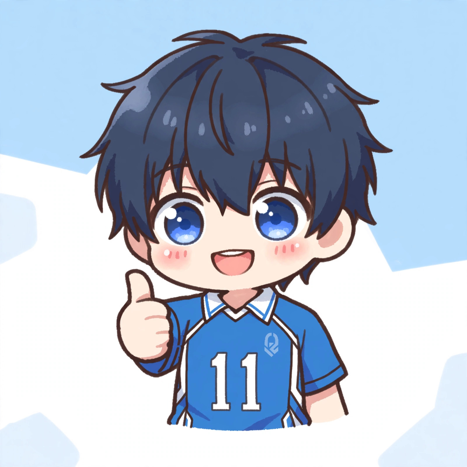 Isagi PFP Chibi