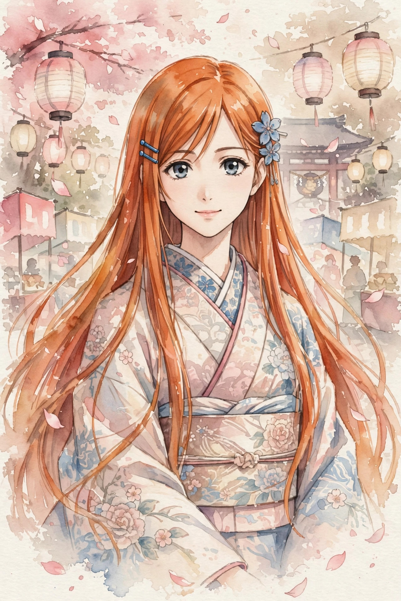 Orihime PFP Kimono
