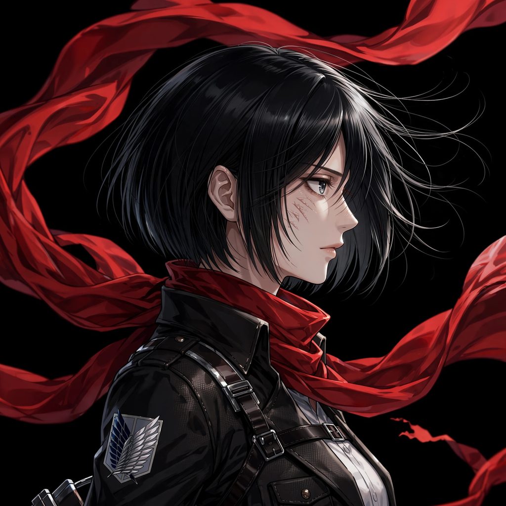 Mikasa Scarf PFP