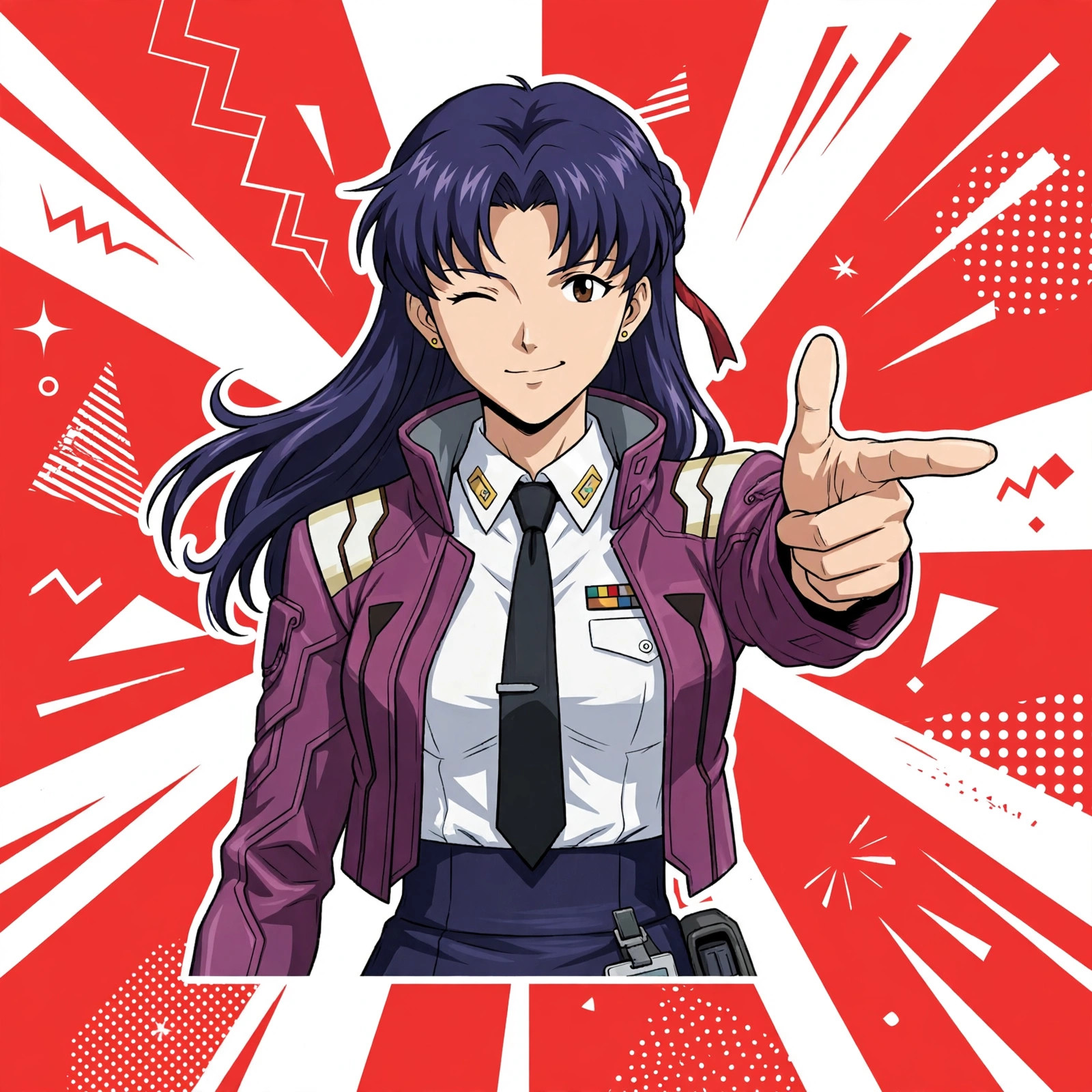 Smiling Misato PFP