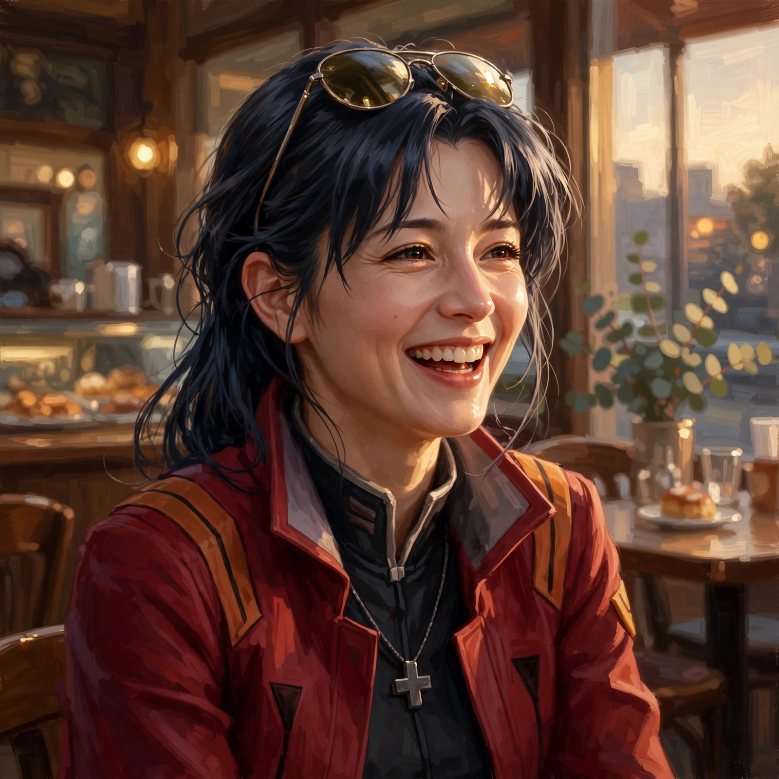 Smiling Misato PFP