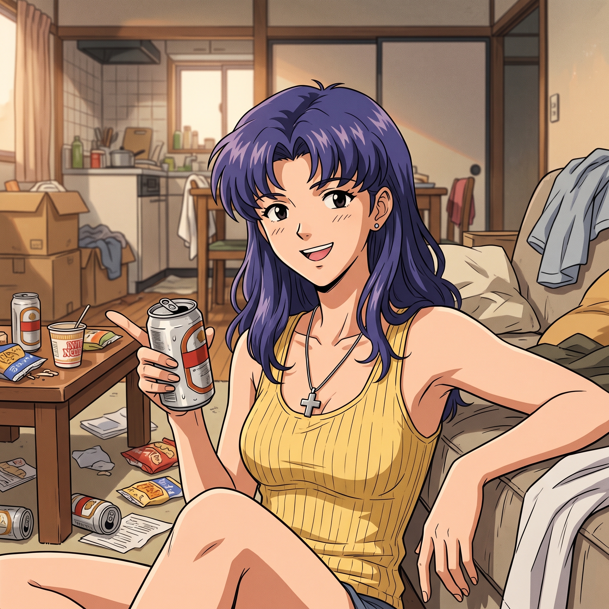 Casual Beer Misato PFP