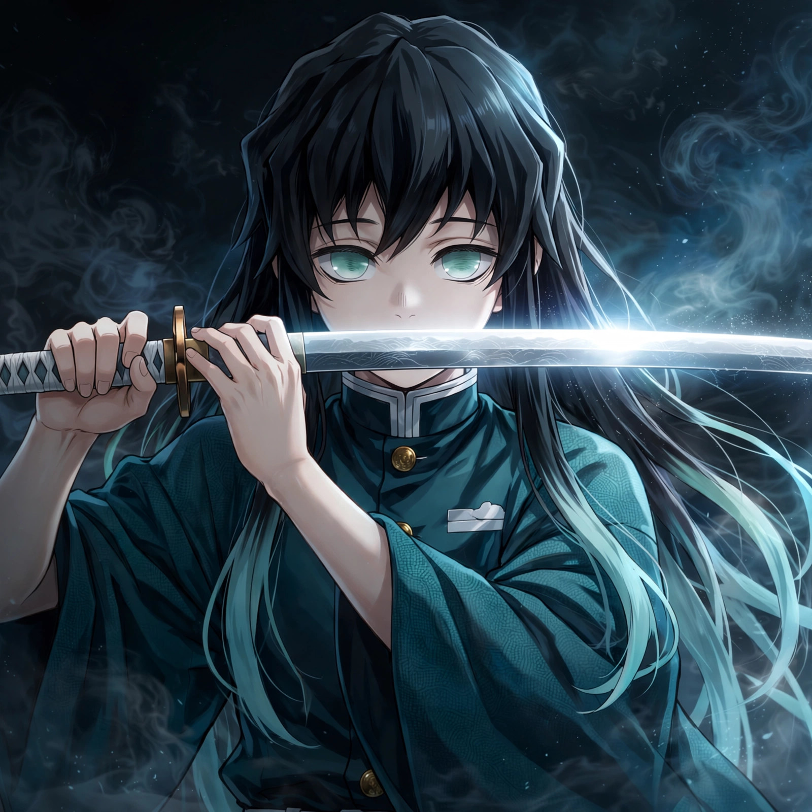 Muichiro PFP White Katana