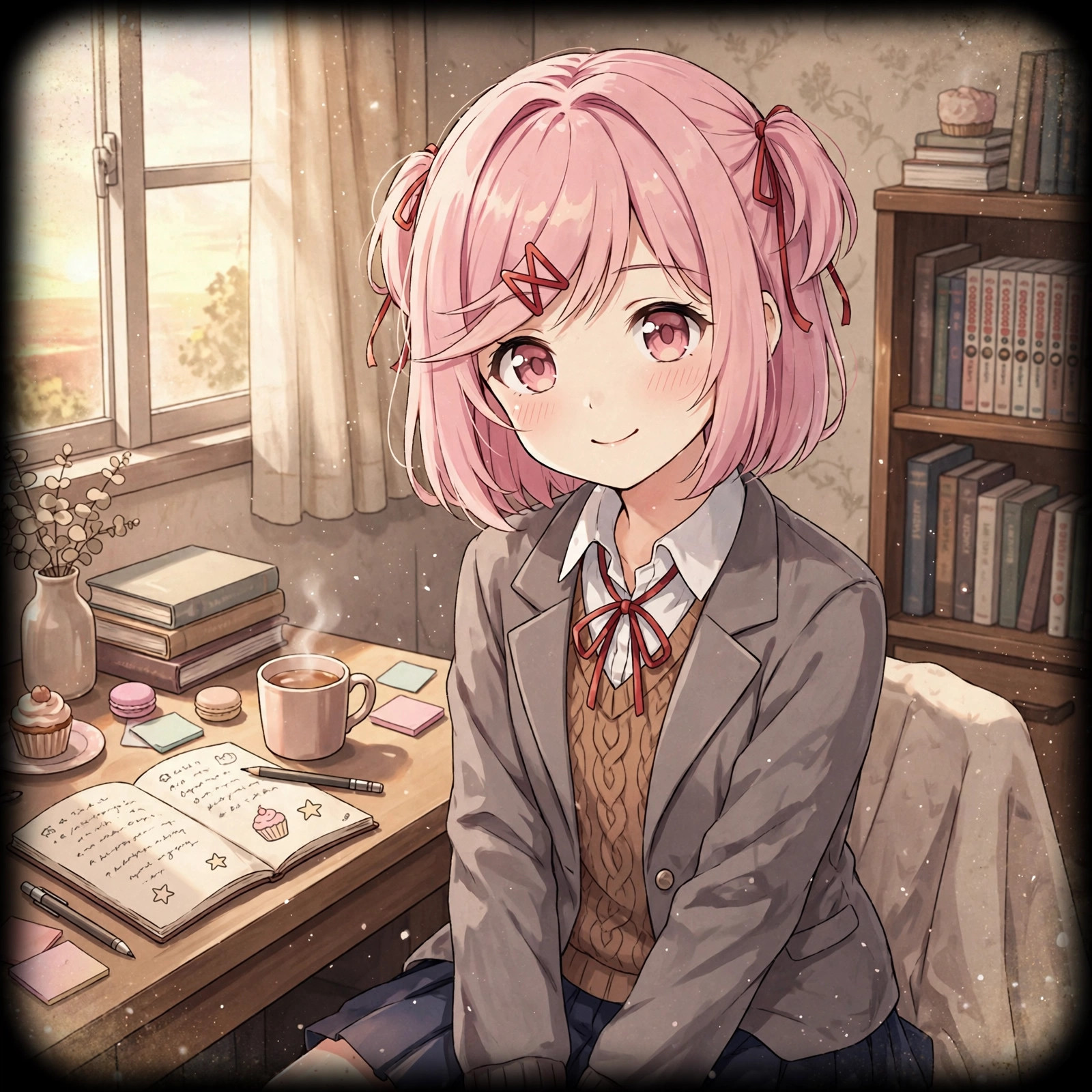 Aesthetic Natsuki PFP