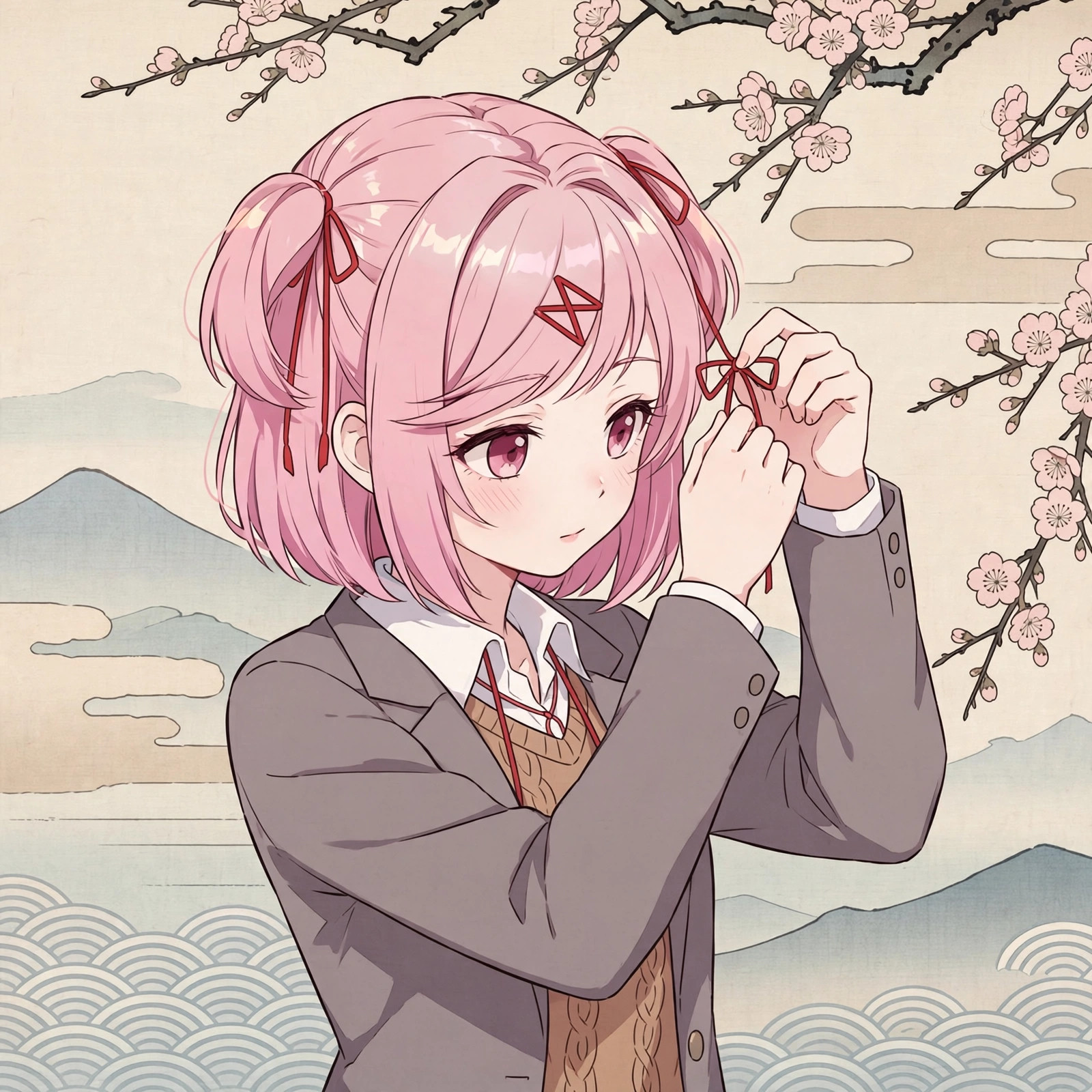 Natsuki PFP Pink Hair