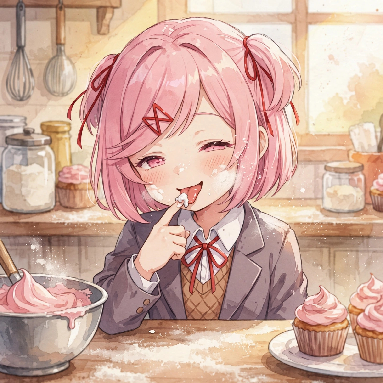 Natsuki Cupcake PFP