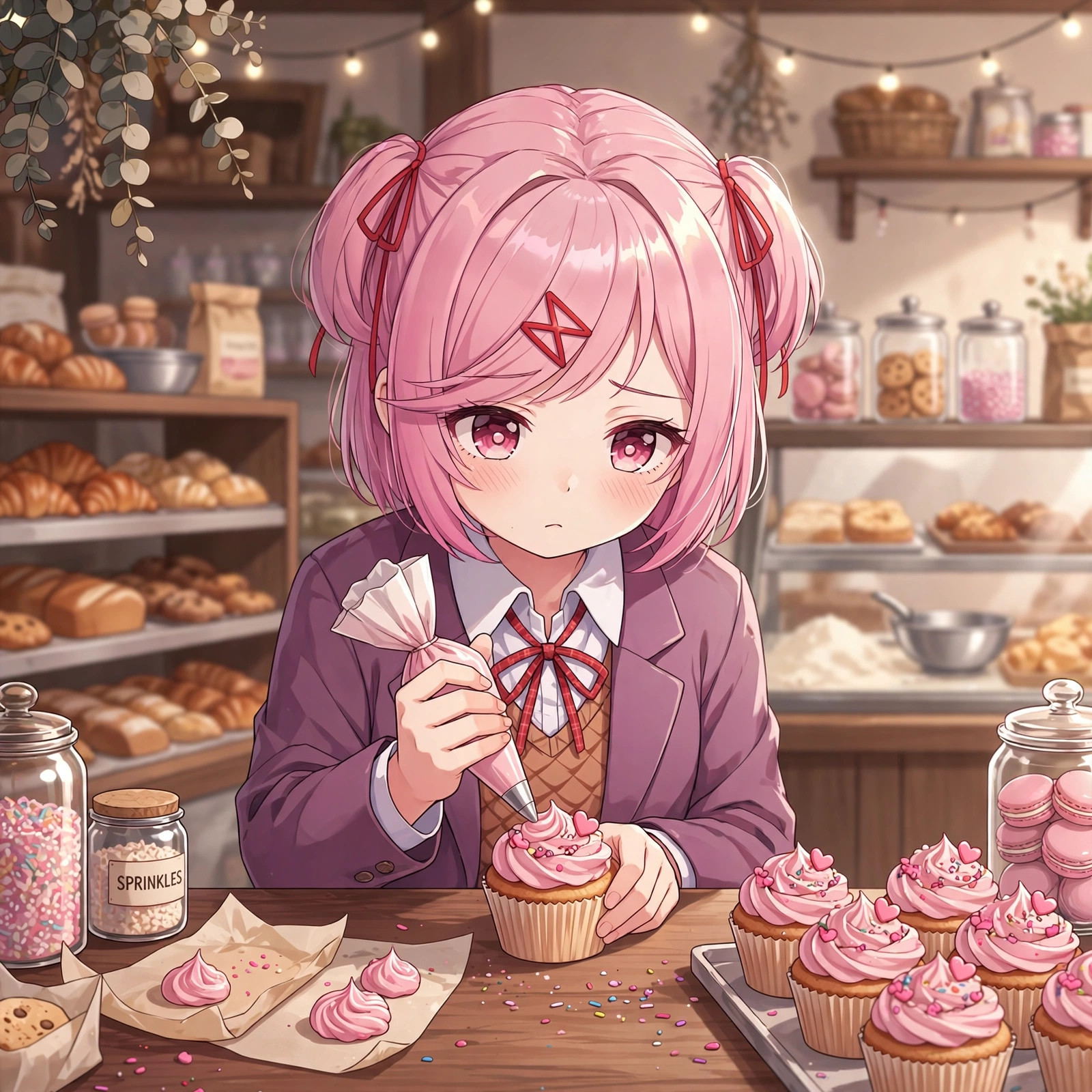 Natsuki Cupcake PFP