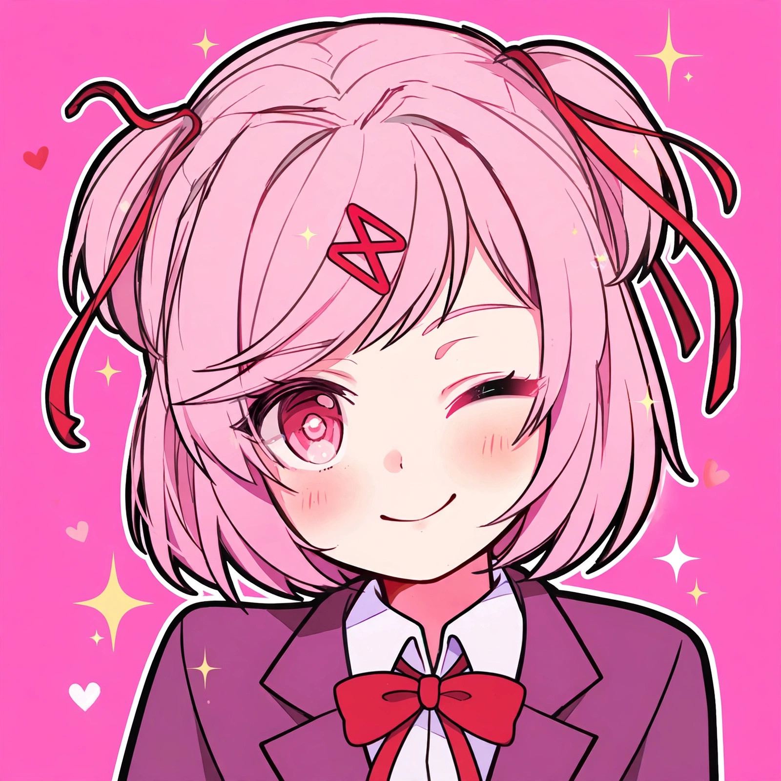 Natsuki PFP for Discord
