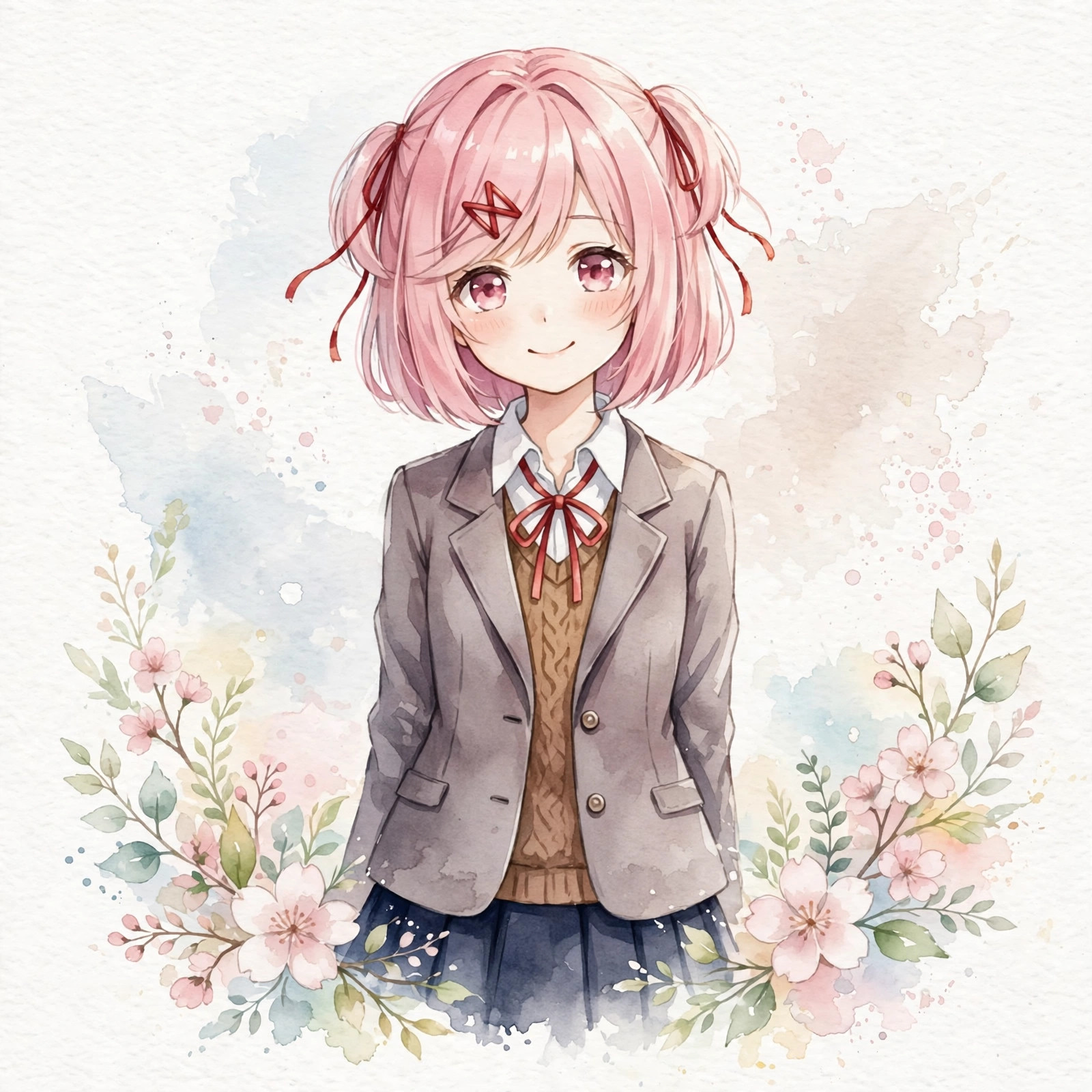 Natsuki School Uniform PFP