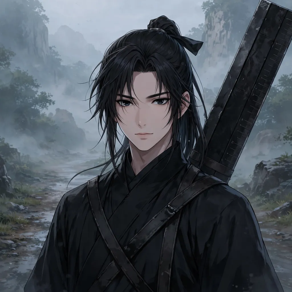 Xiao Yan PFP Black Robe