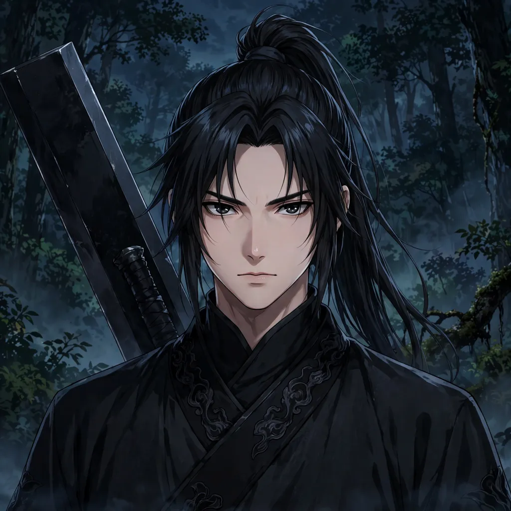 Xiao Yan PFP Black Robe