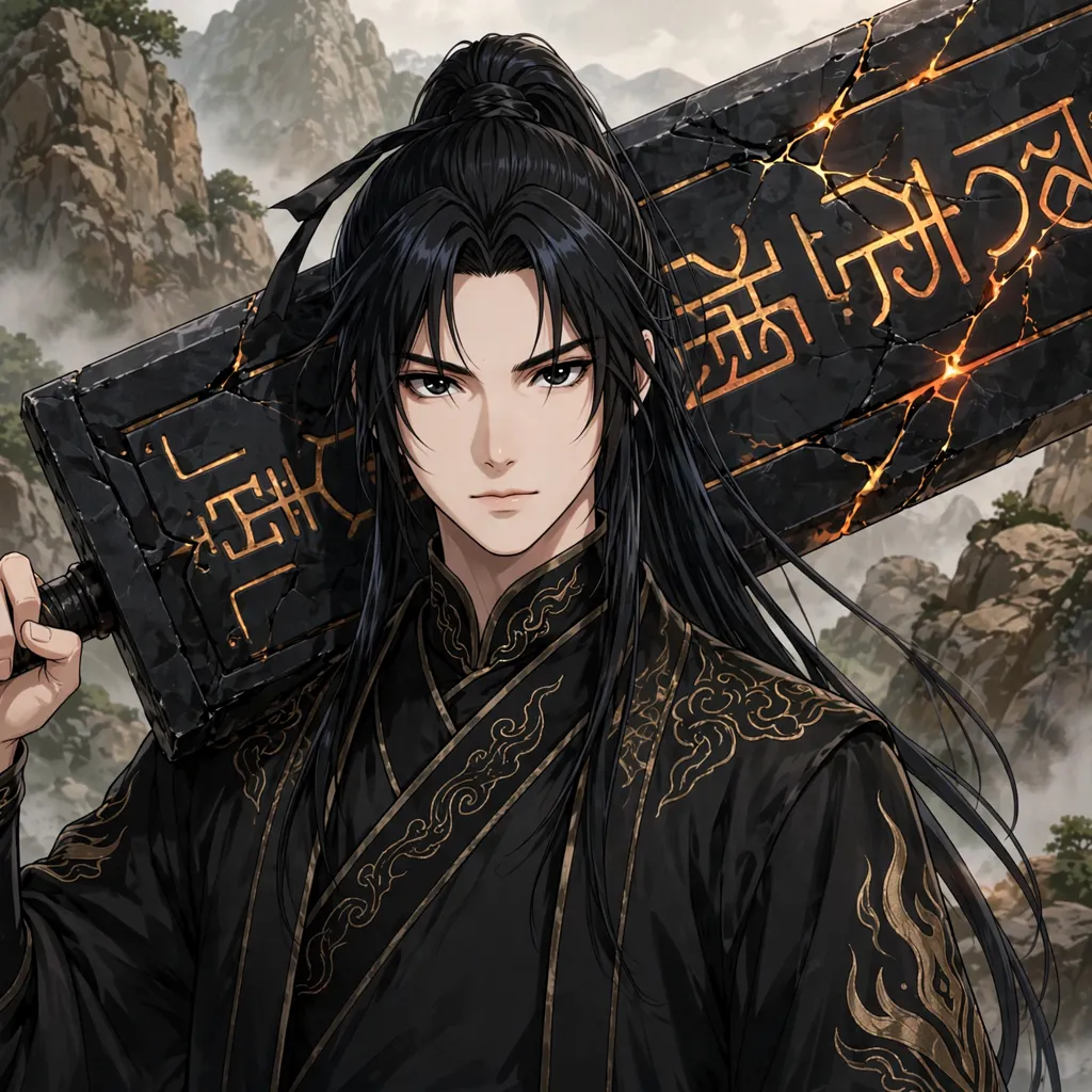 Xiao Yan PFP Black Robe