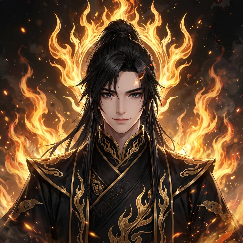 Flame Emperor Xiao Yan PFP