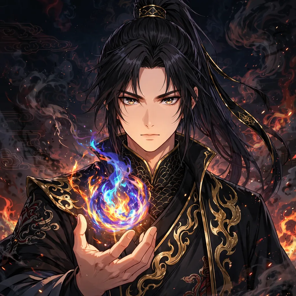 Flame Emperor Xiao Yan PFP